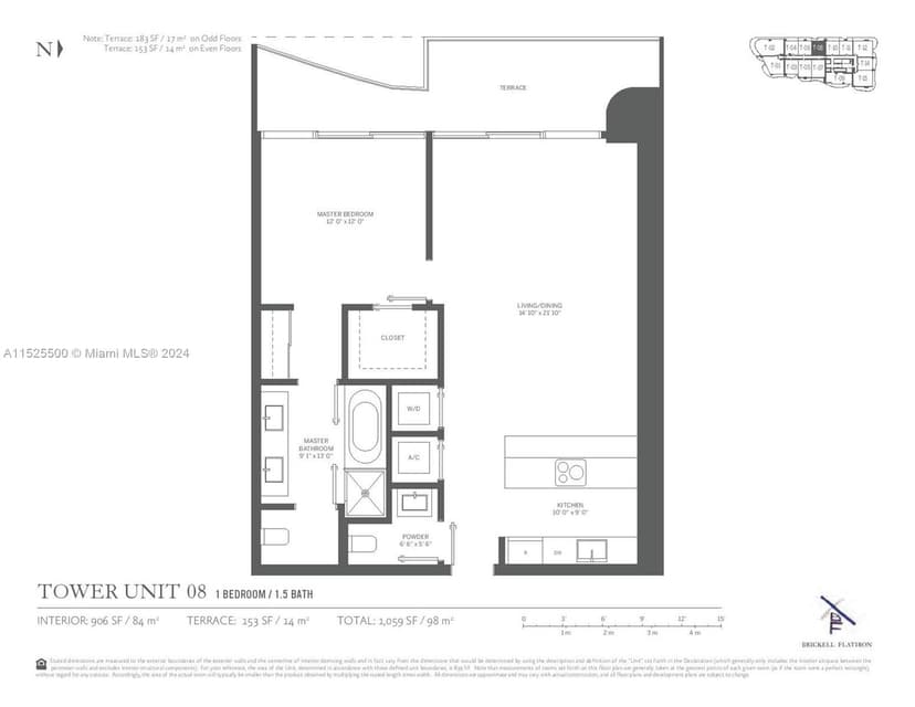 1000 Brickell Plaza # 2808, Miami FL 33131